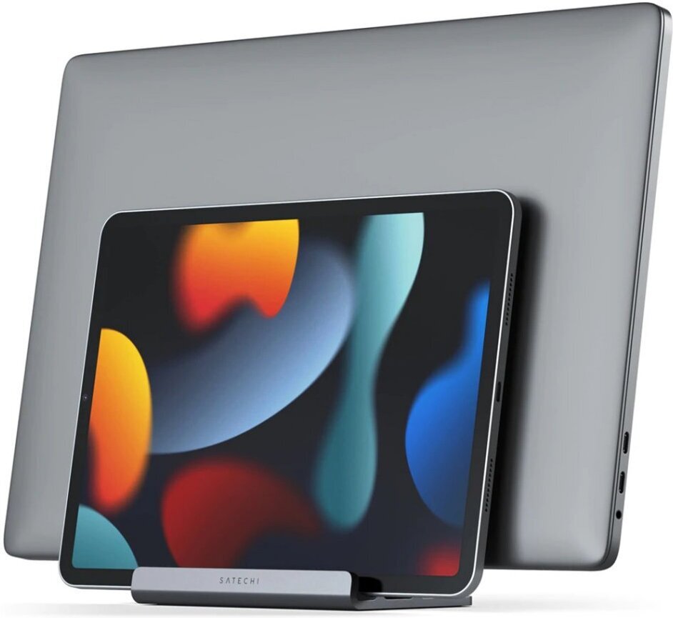 Satechi kahekordne vertikaalne sülearvutialus sülearvutile/tahvelarvutile