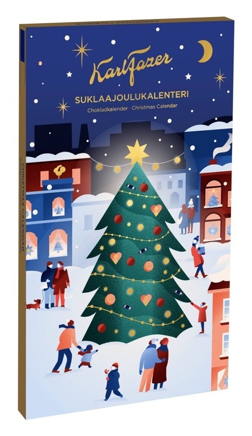 Karl Fazer šokolaadine jõulukalender, 200 g