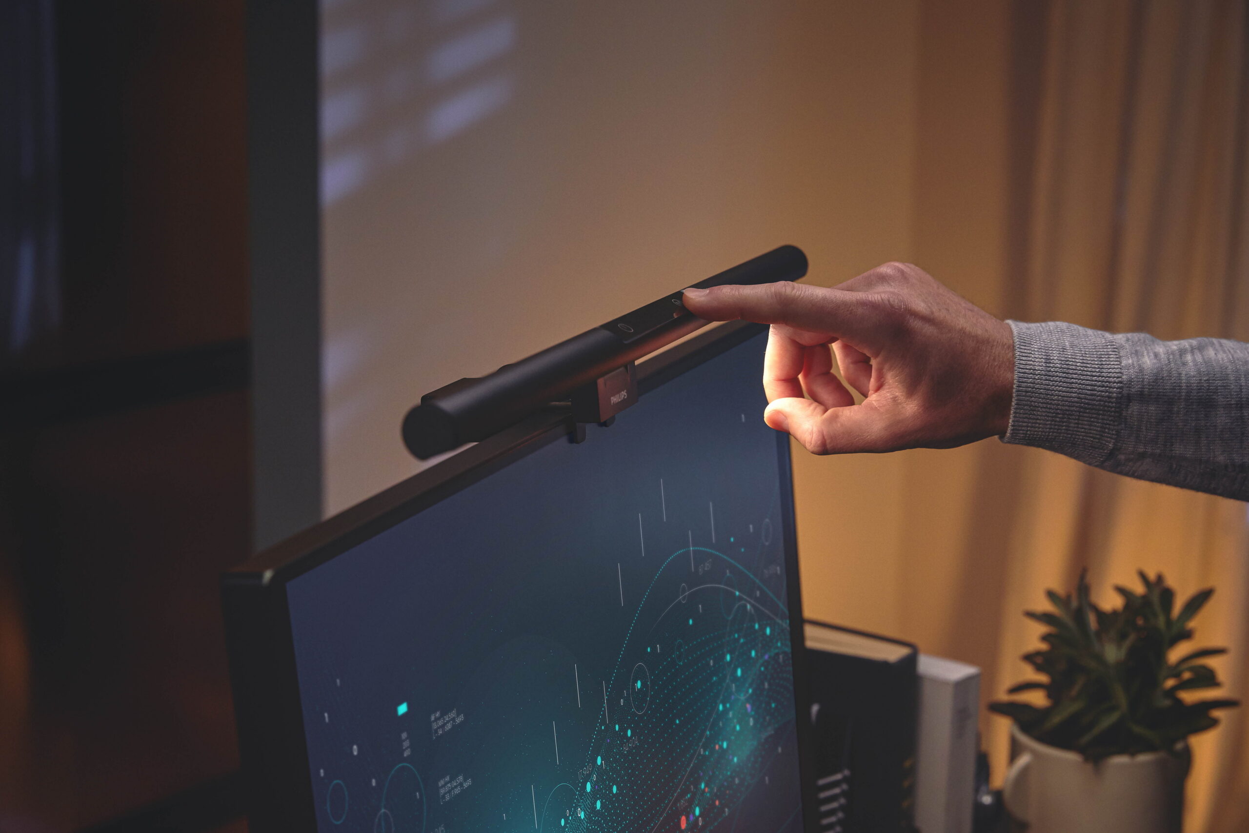 Philips Edison DSK204 laualamp, USB-laetav, must - Image 4