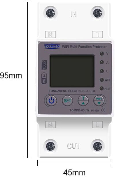 TOMZN PD-63LW WiFi-ga juhitav nutikas relee - Image 4