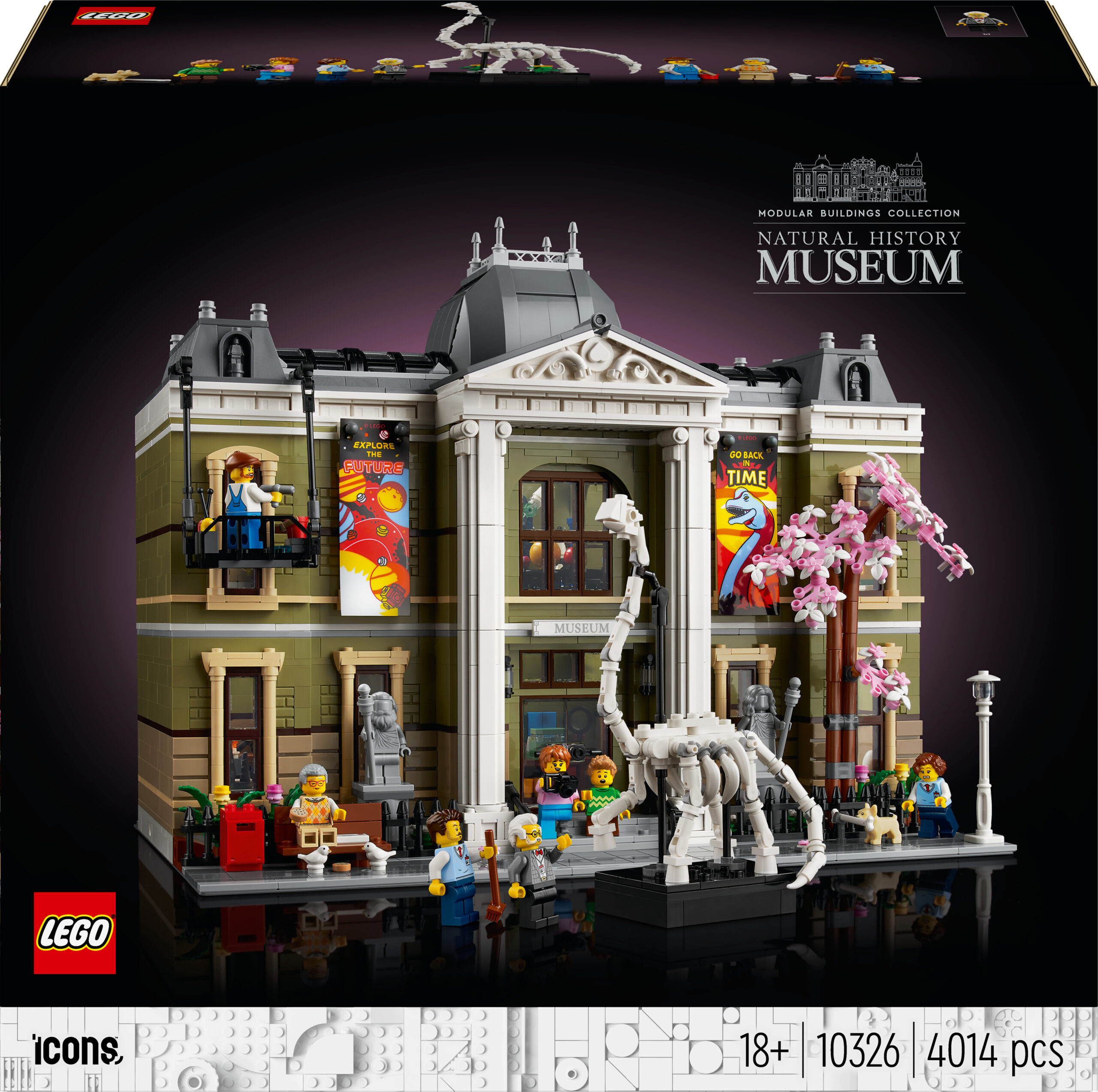 LEGO Ikoonid 10326 - Loodusloomuuseum