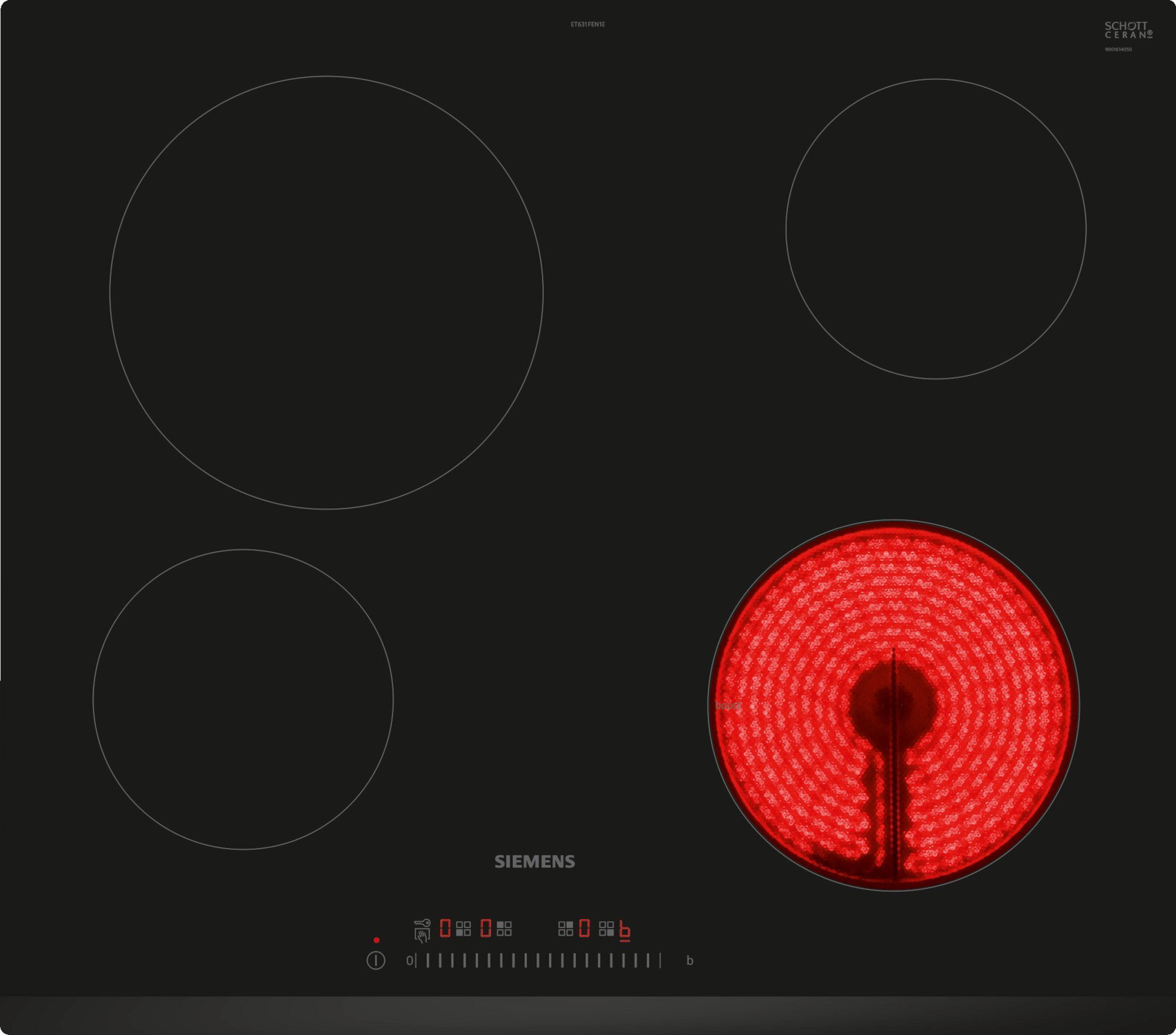 Siemens ET631FEN1E iQ100 keraamiline pliidiplaat