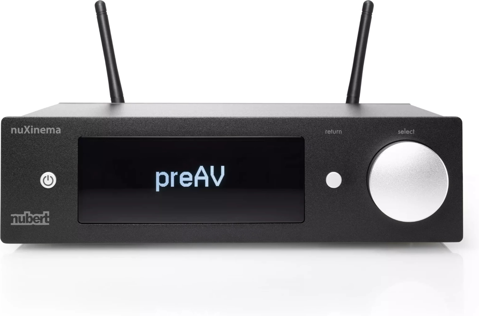 Nubert nuXinema preAV eelvõimendi, must