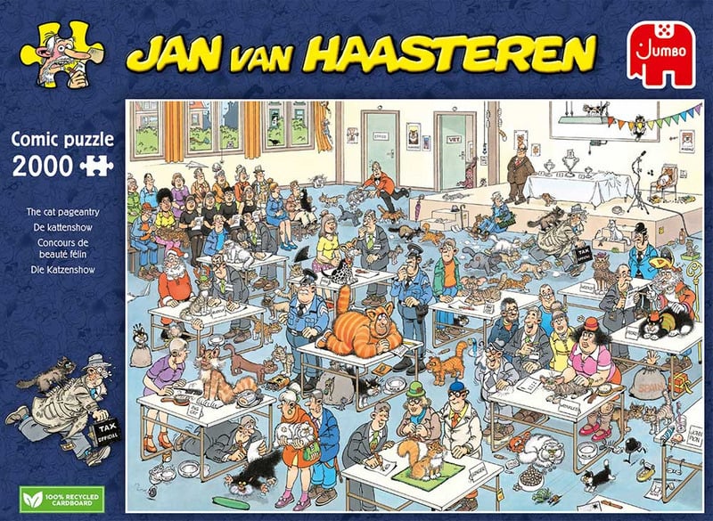 Jan van Haasteren, Kattenshow pusle, 2000 tükki