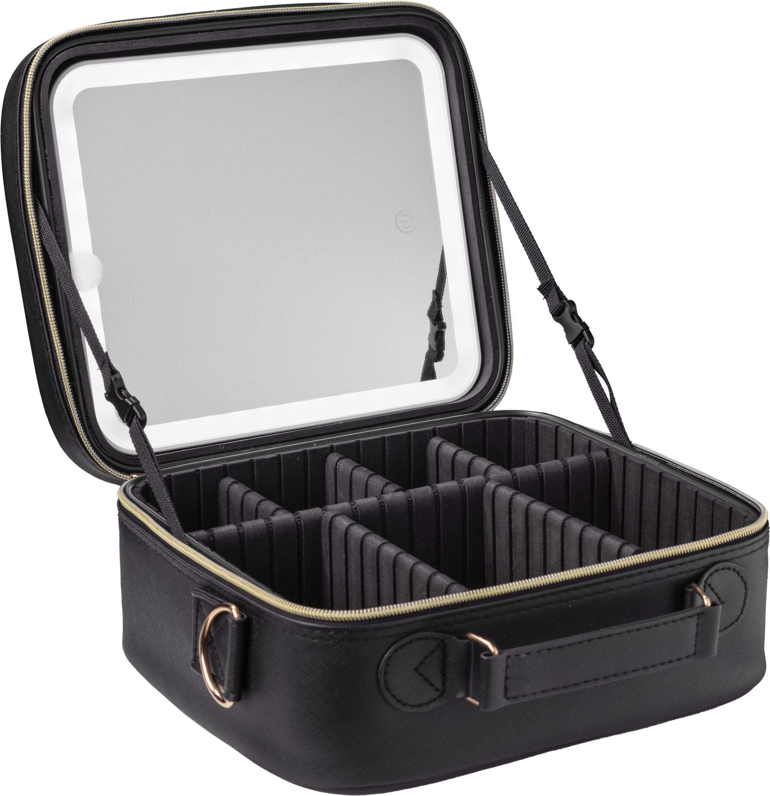 Enne Glow up reisimeigipeegel ja LED-valgusega kott