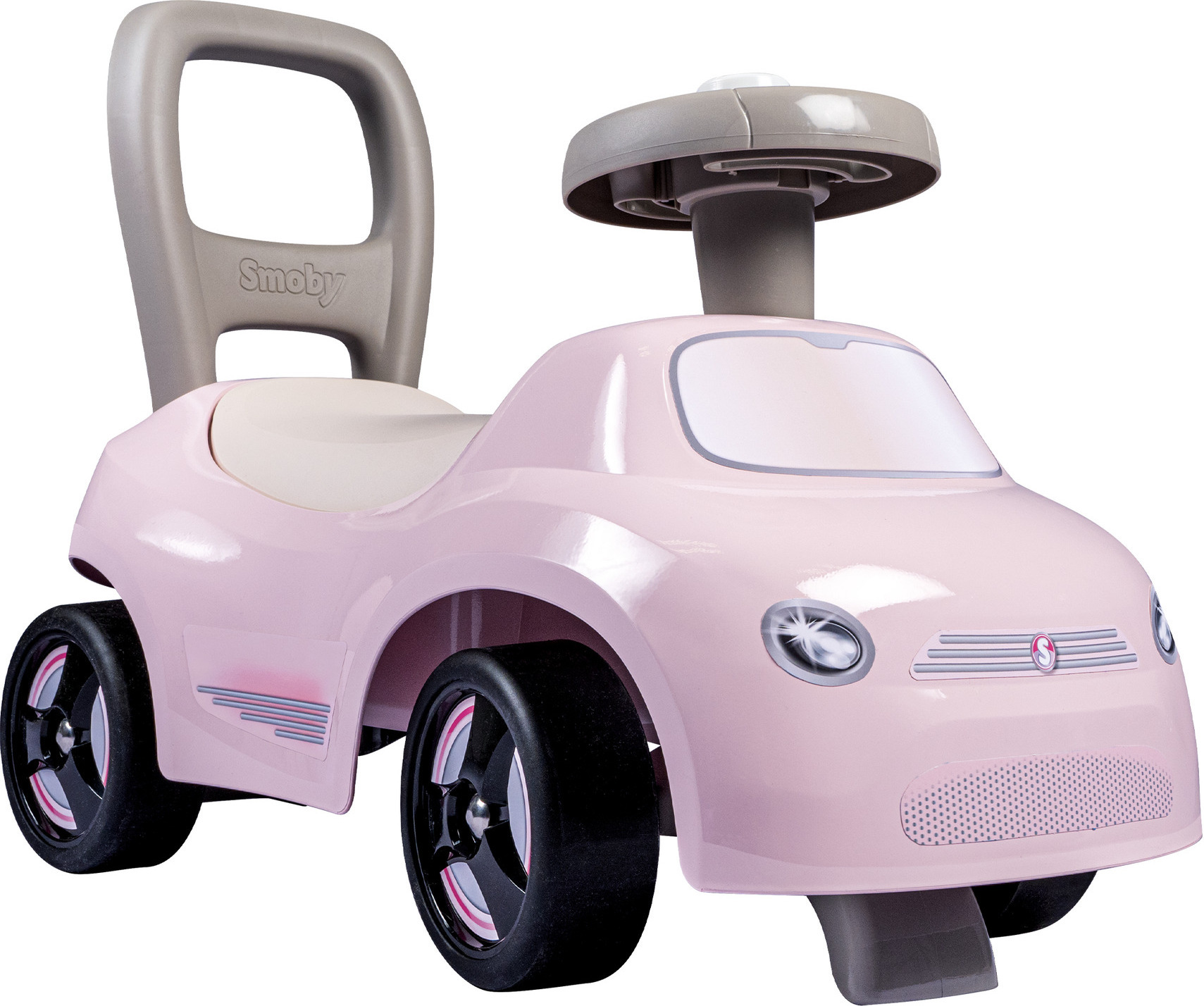 Smoby Auto 2in1 kick-auto, roosa