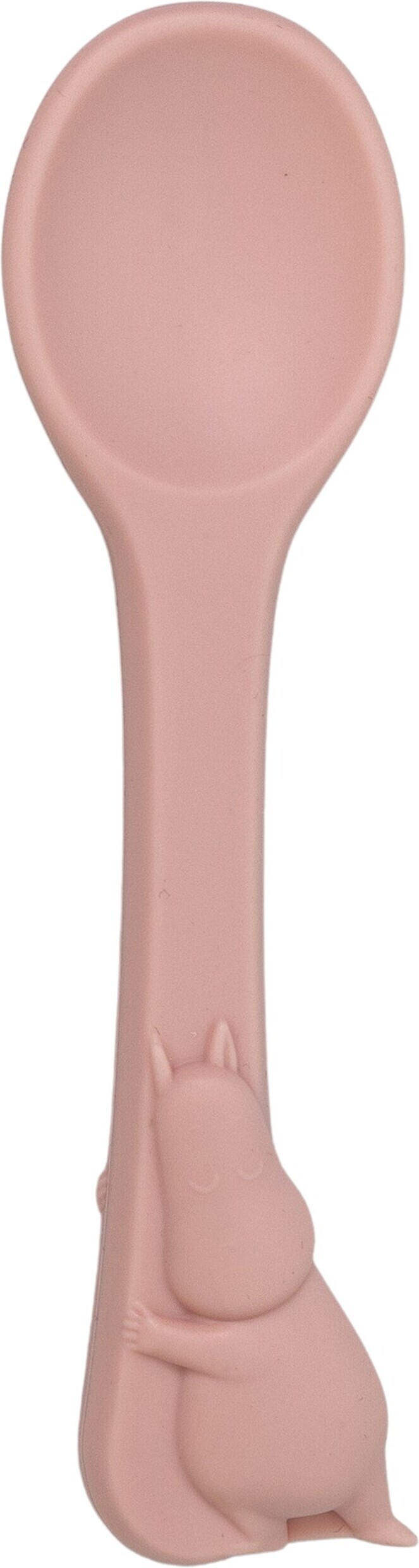 Muumi silikoonlusikas, kibuvitsapunane