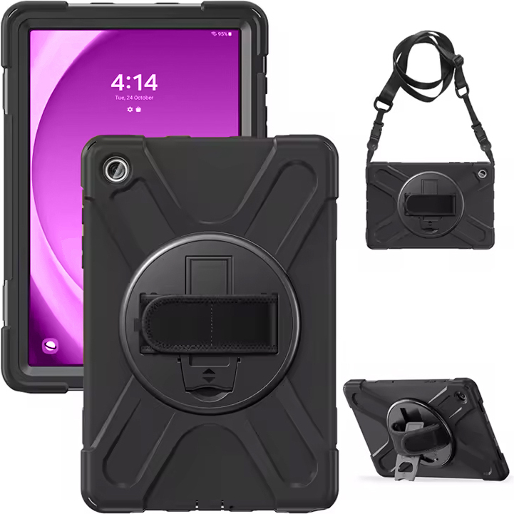 Insmat Rugged Armor kaitseümbris, Samsung Galaxy Tab A9+, must
