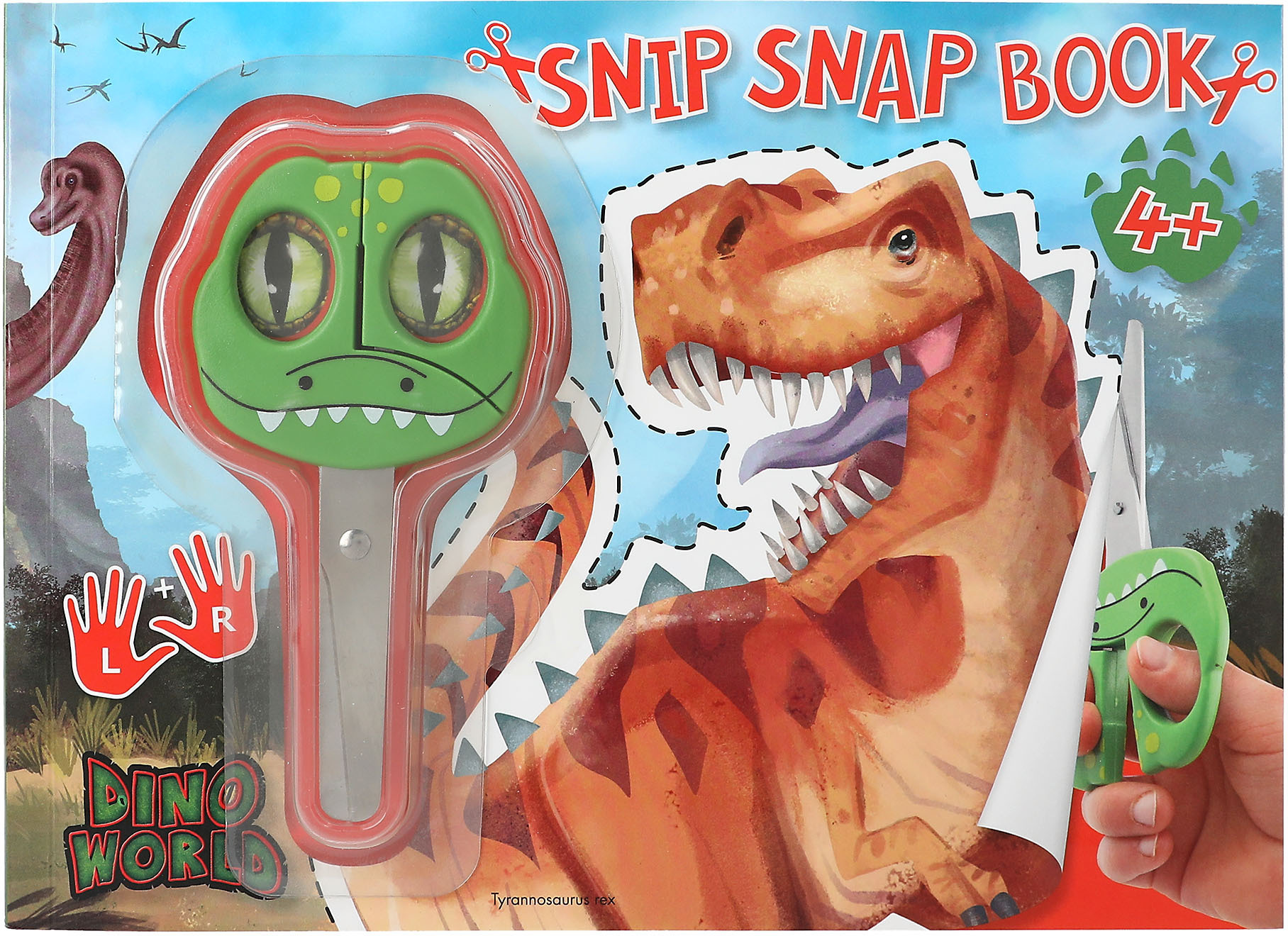 Dino World Lõika ja mängi - isetehtud märkmik
