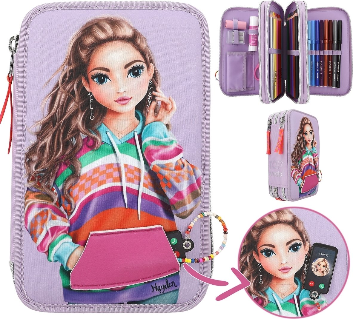 TOPModel JOY - Kolmekordne pinal, nutitelefon