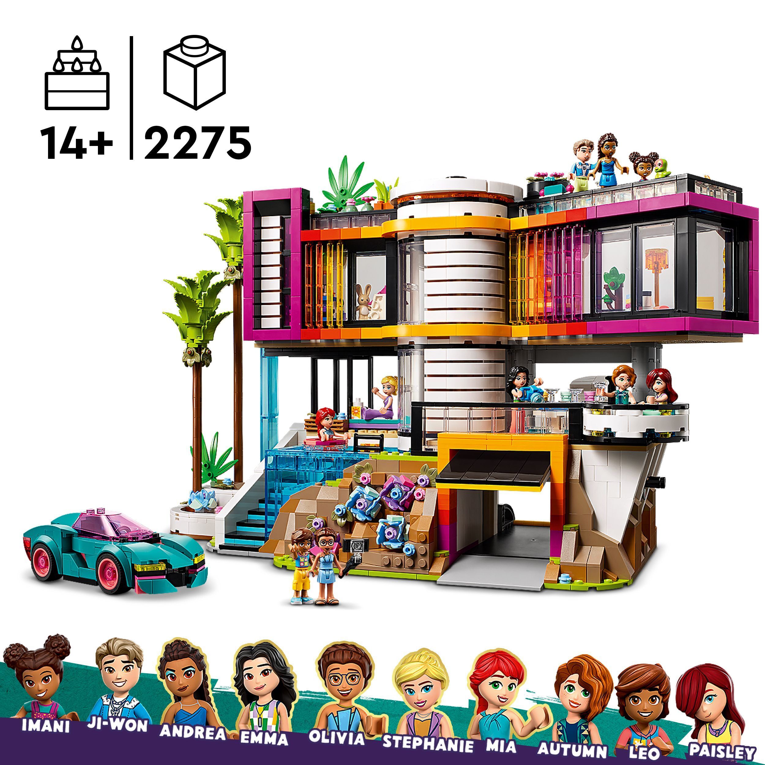 LEGO Friends 42639 – Andrea moodne villa - Image 2