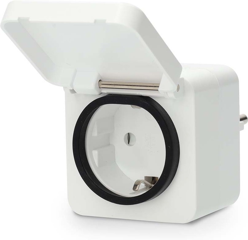 Nedis SmartLife ZBPO130FWT nutikas pistikupesa, 16 A, 3680 W, IP44