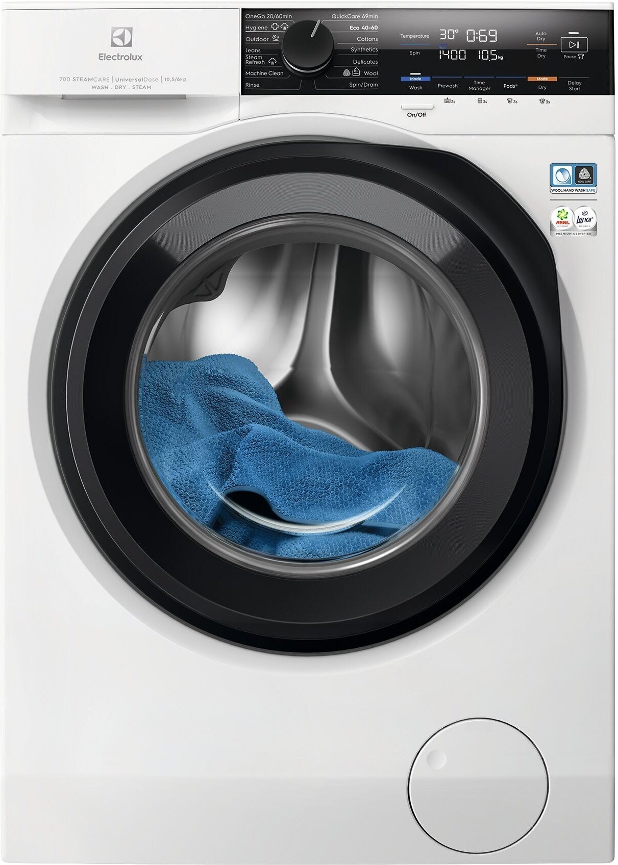 Electrolux EWI742LX6U 700 SteamCare pesumasin-kuivati