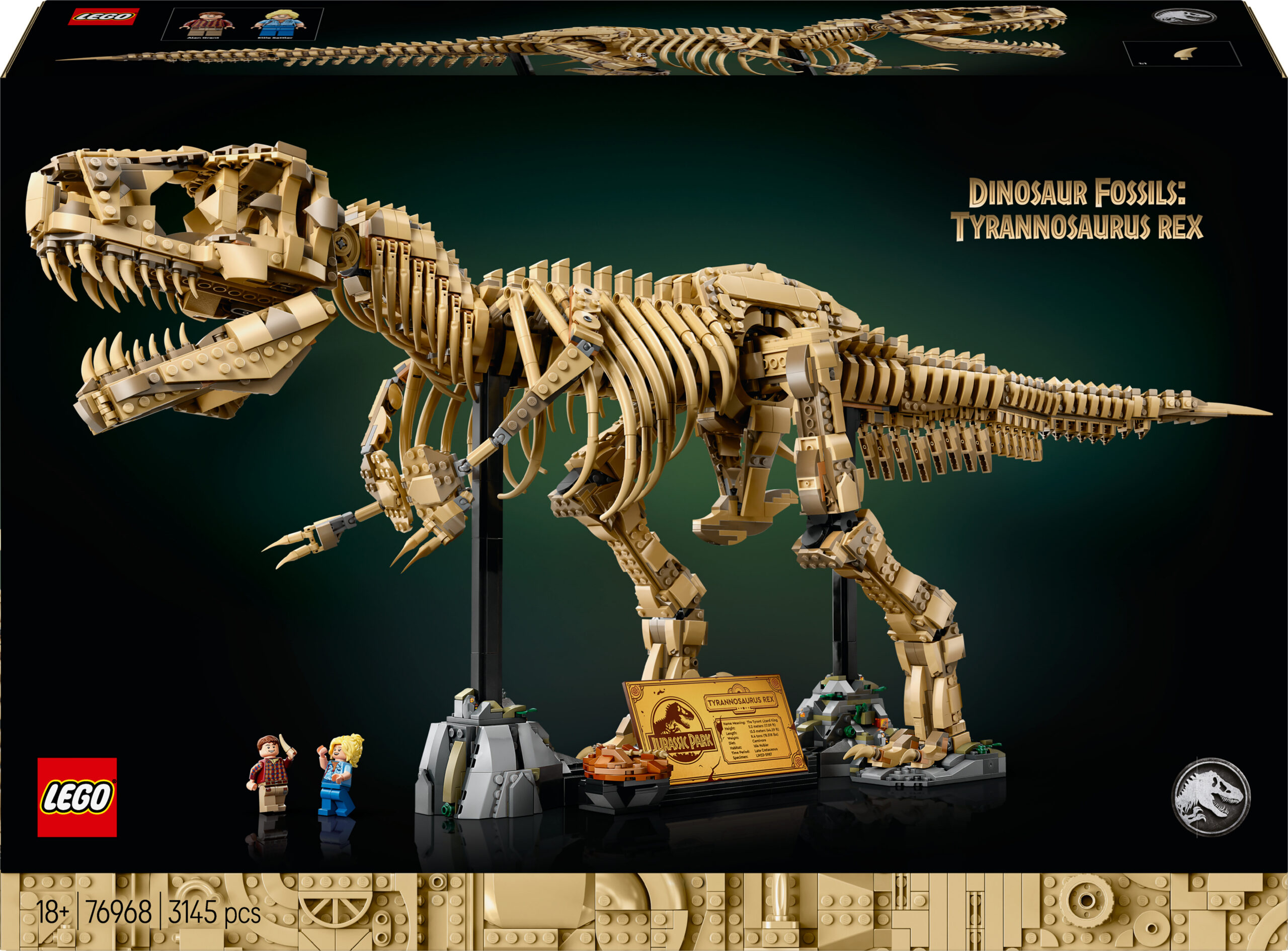 LEGO Jurassic World 76968 Dinosauruse fossiilid: Tyrannosaurus rex
