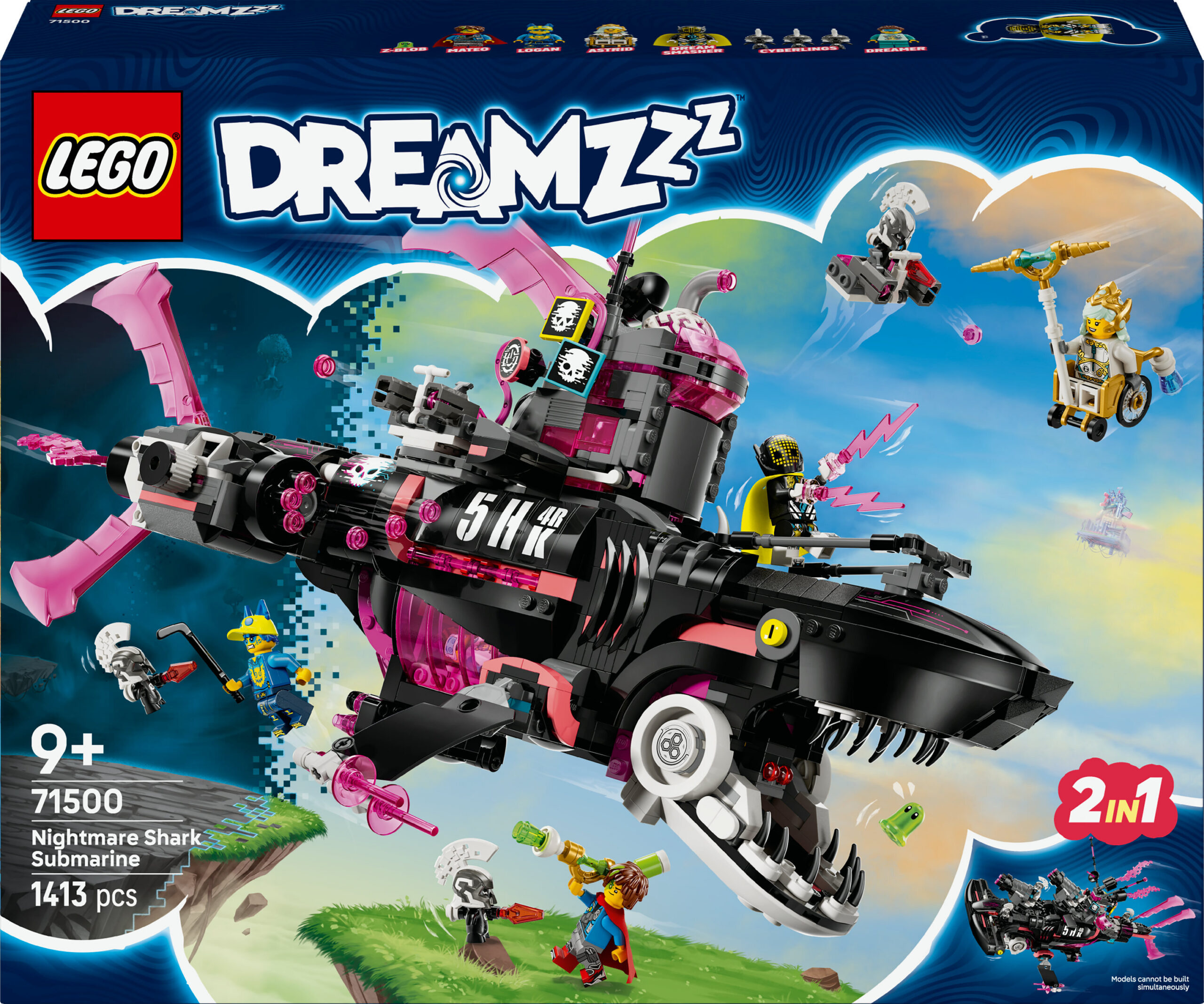 LEGO DREAMZzz 71500 Nightmare'i haisev allveelaev
