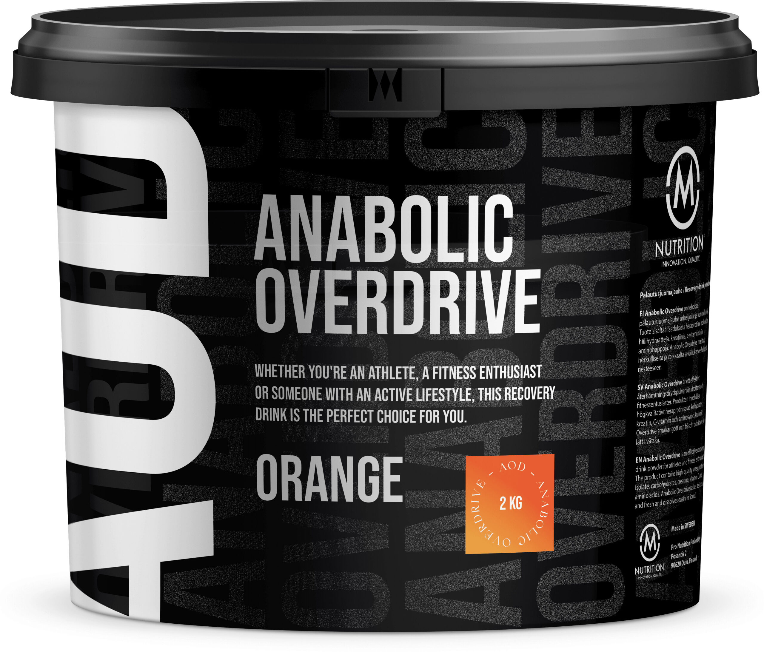 M-Nutrition Anabolic Overdrive Taastusjoogipulber, oranž, 2 kg