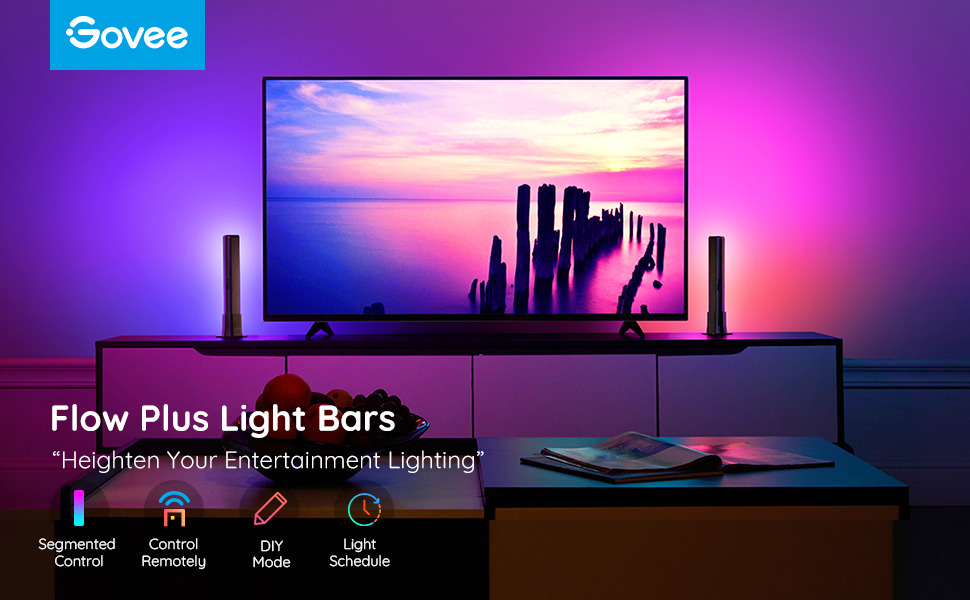 Govee Flow Plus valgusribad 2 tk, WiFi, Bluetooth - Image 2