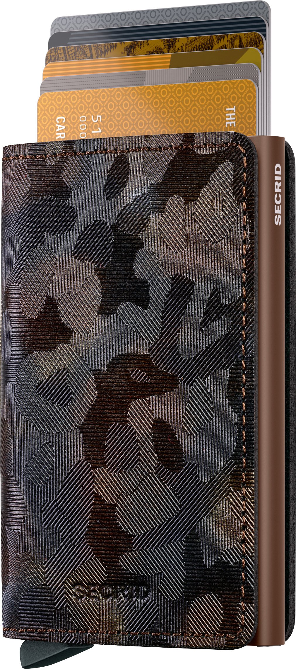 Secrid Slimwallet Jungle Brown rahakott