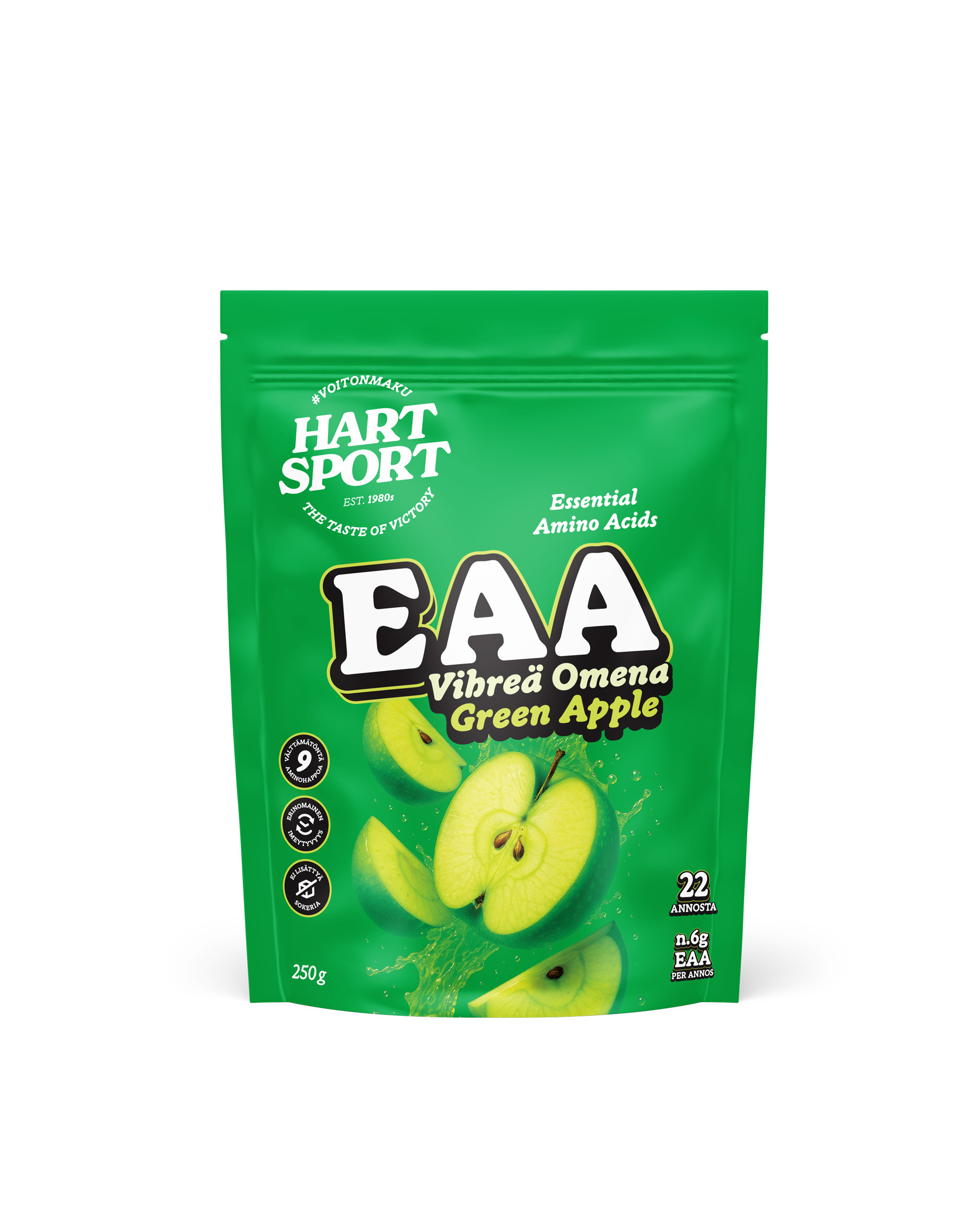 Hart-Sport EAA pulber, roheline õun, 250 g