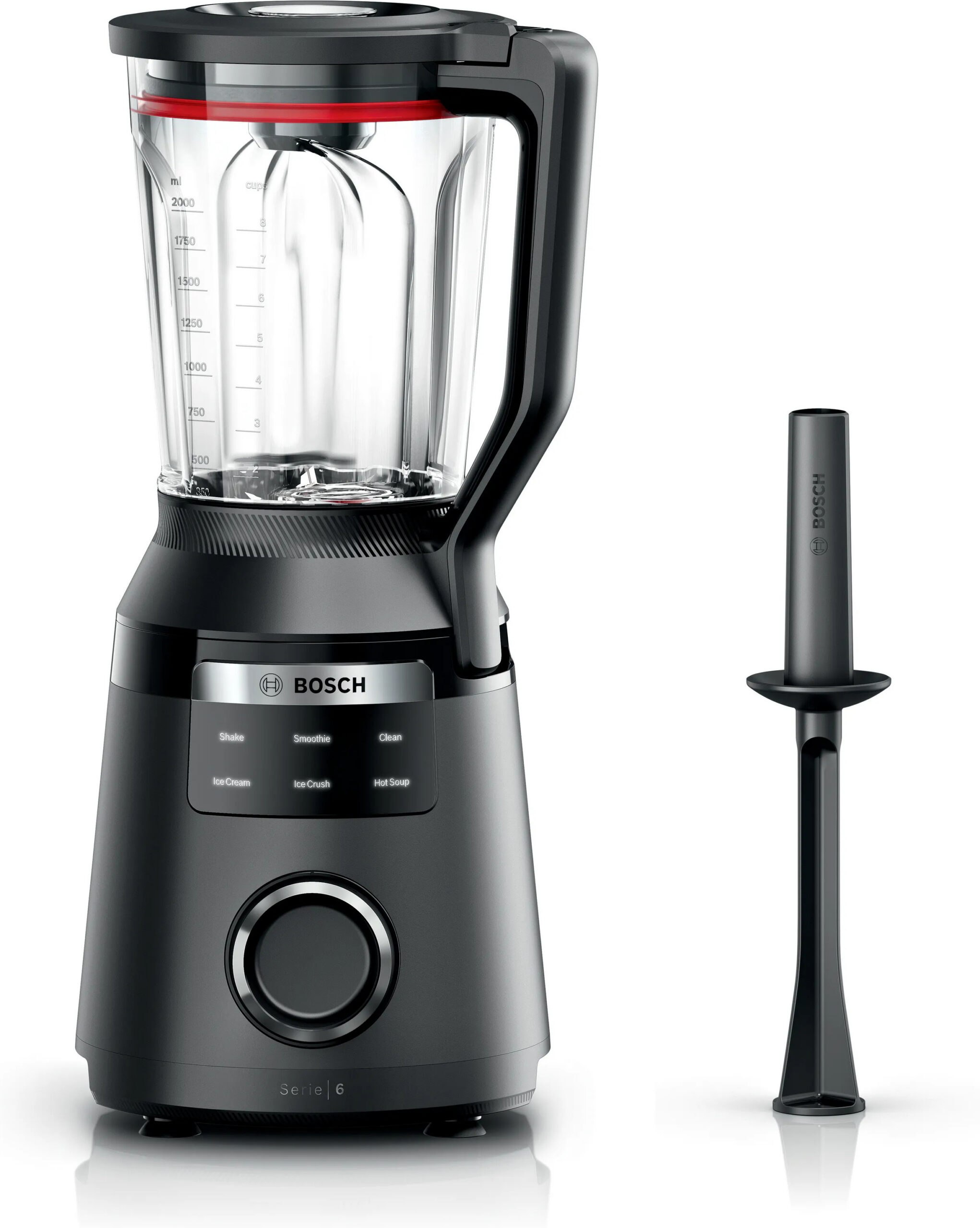 Bosch Serie 6 VitaPower MMB6652B blender, 1800 W, must