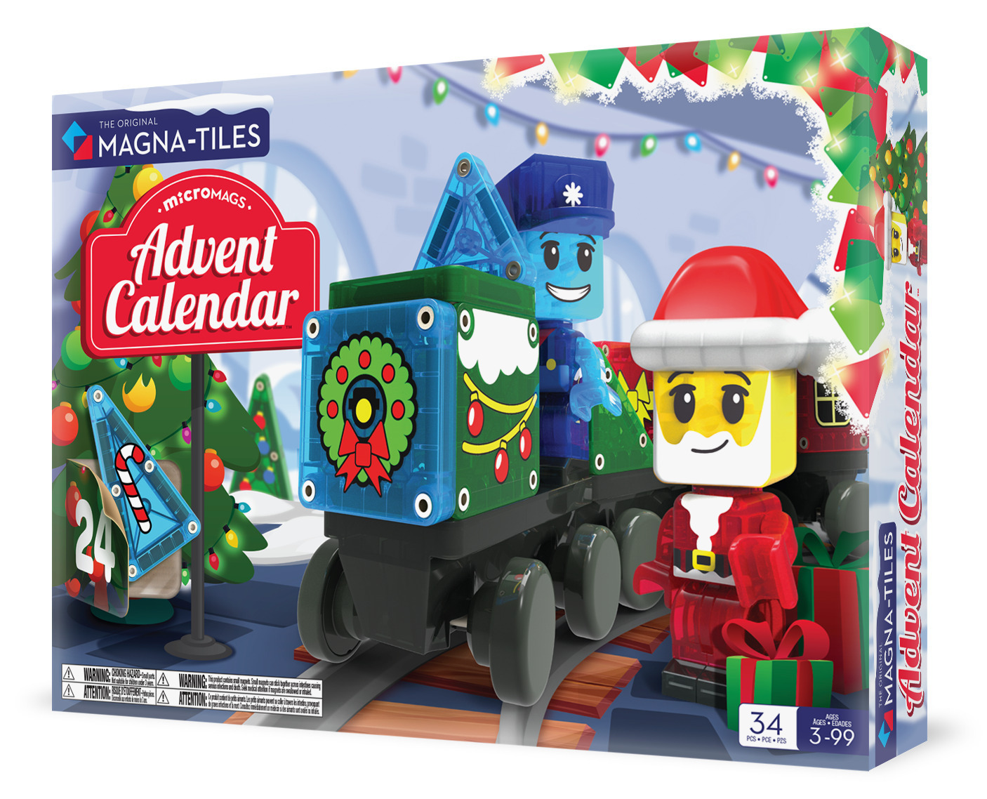MAGNA-TILES® jõulukalender, 34 osa - Image 3