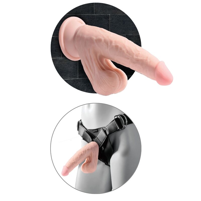 PLUS 3D DILDO SWINGING BALLS 20.3 CM - Image 5