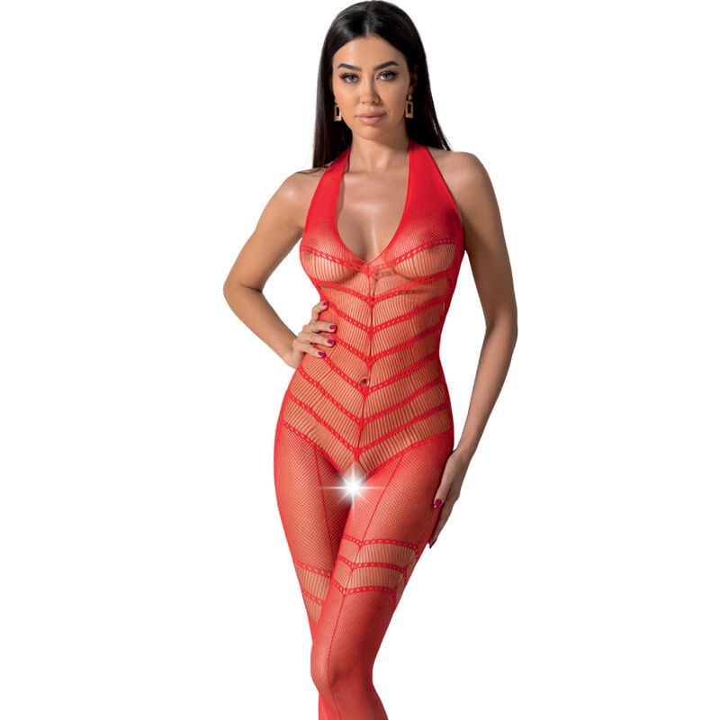 BS100 BODYSTOCKING RED ONE SIZE