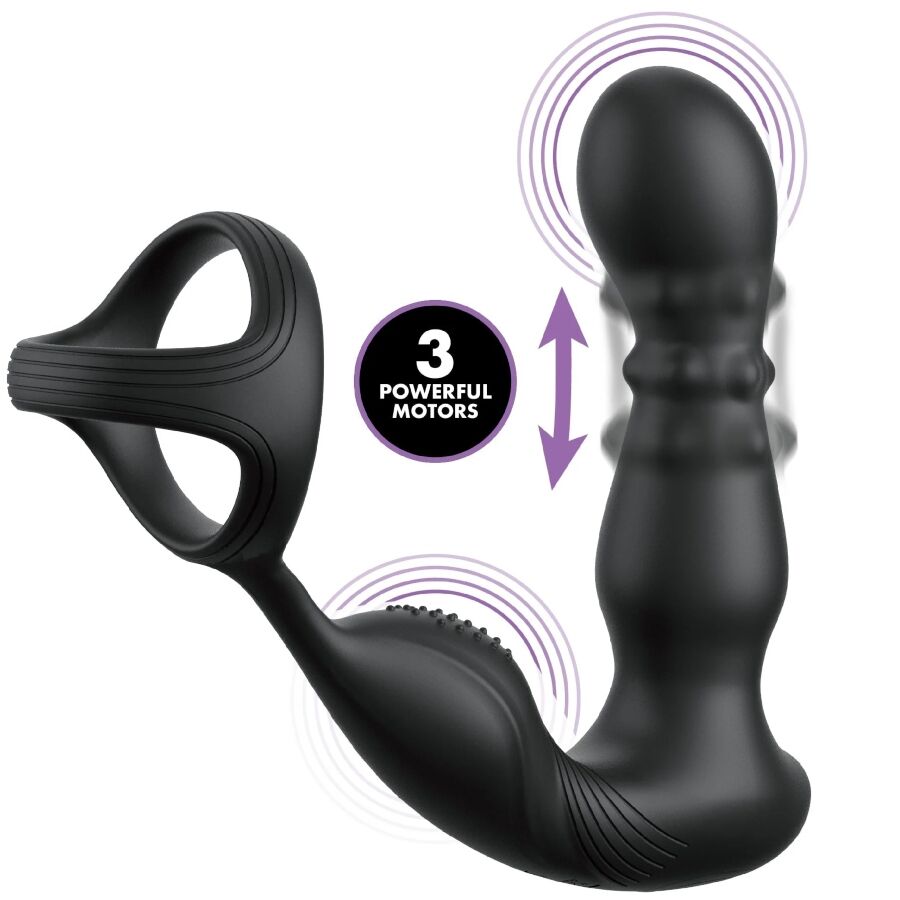 VIBRATING ANAL RING AND MASSAGER WITH REMOTE CONTROL - Image 2
