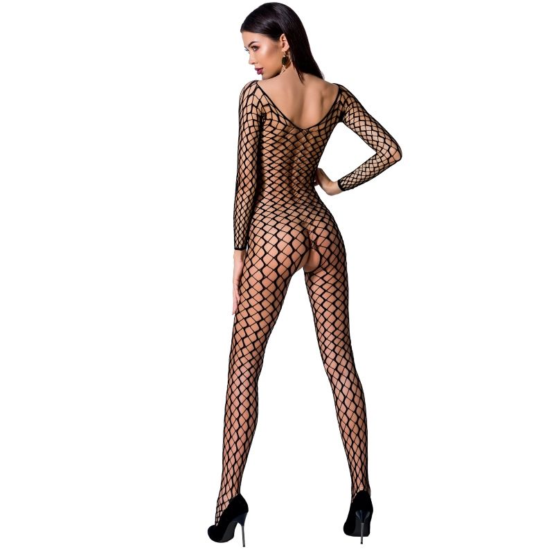 WOMAN BS068 BODYSTOCKING BLACK ONE SIZE - Image 2