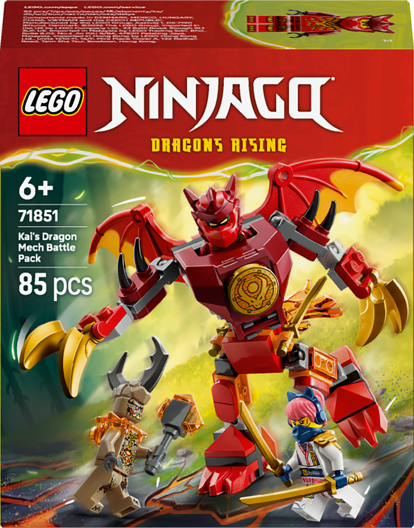 LEGO Ninjago 71851 Kai draakonilahing Pakk