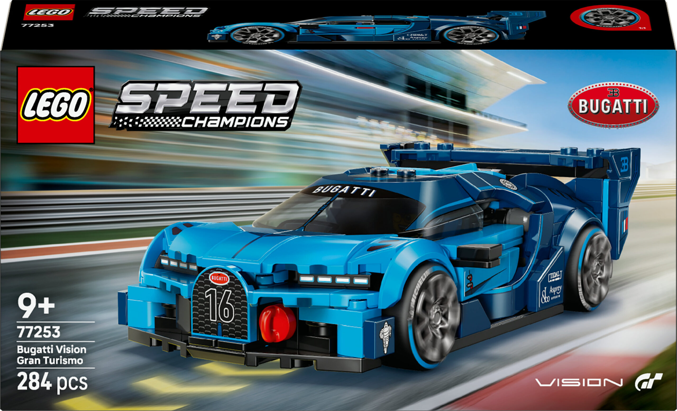 LEGO Speed ​​​​Champions 77253 Bugatti Vision GT hüpersportauto