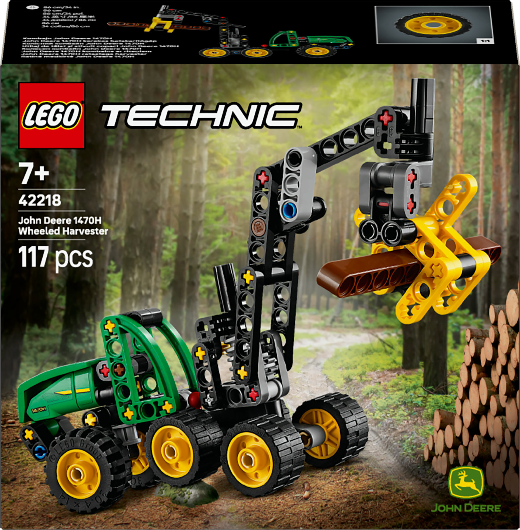 LEGO Technic 42218 John Deere 1470H ratastel kombain