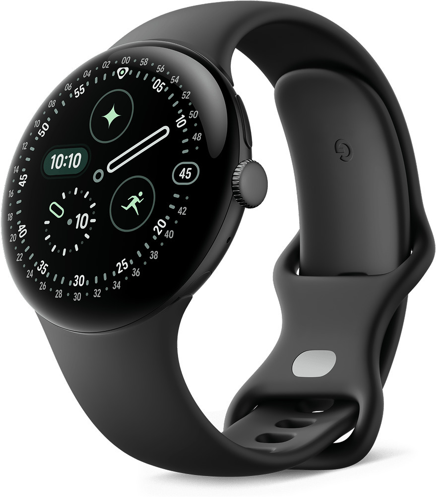Google Pixel Watch 4 WiFi nutikell, 45 mm, obsidiaanhall