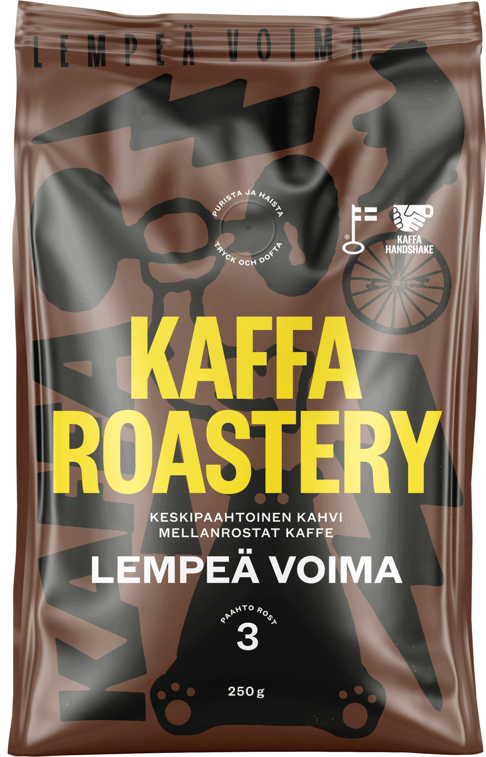 Kaffa Roastery Lempeä Voima - jahvatatud kohv, 250 g