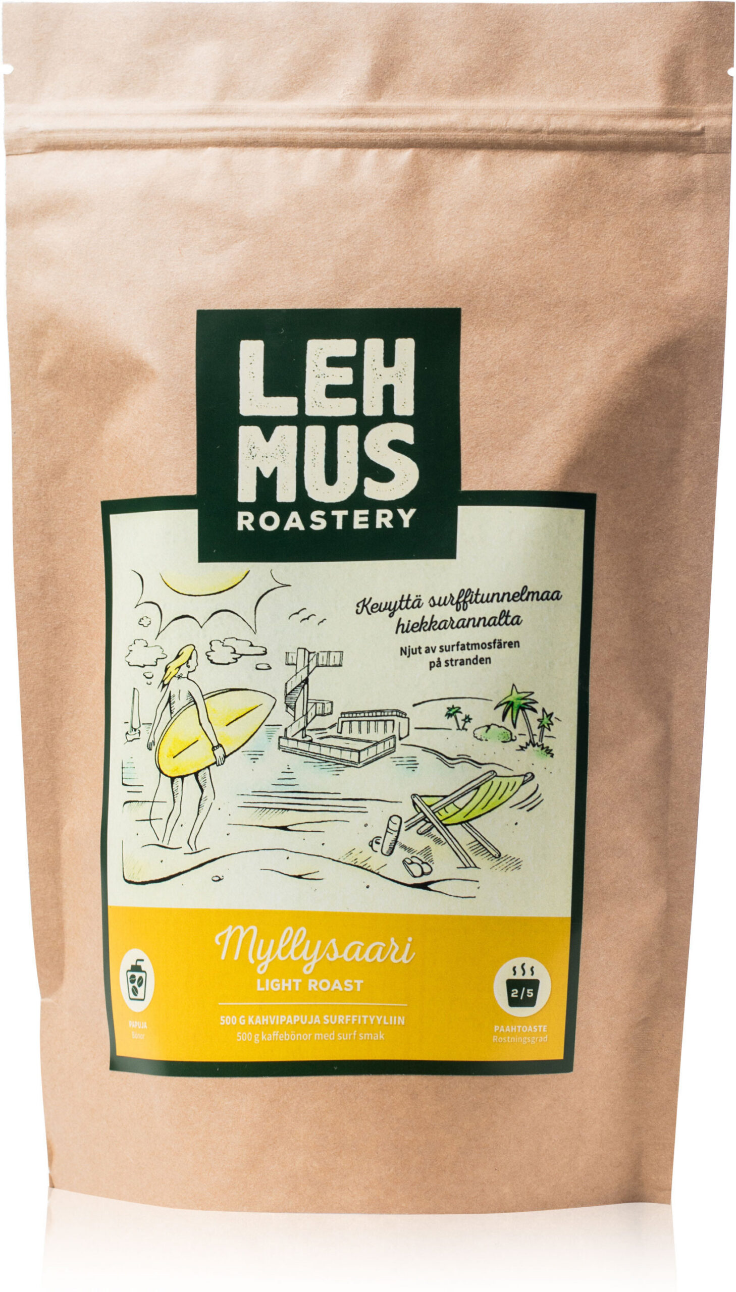 Lehmus Roastery Myllysaari jahvatatud kohv, 500 g