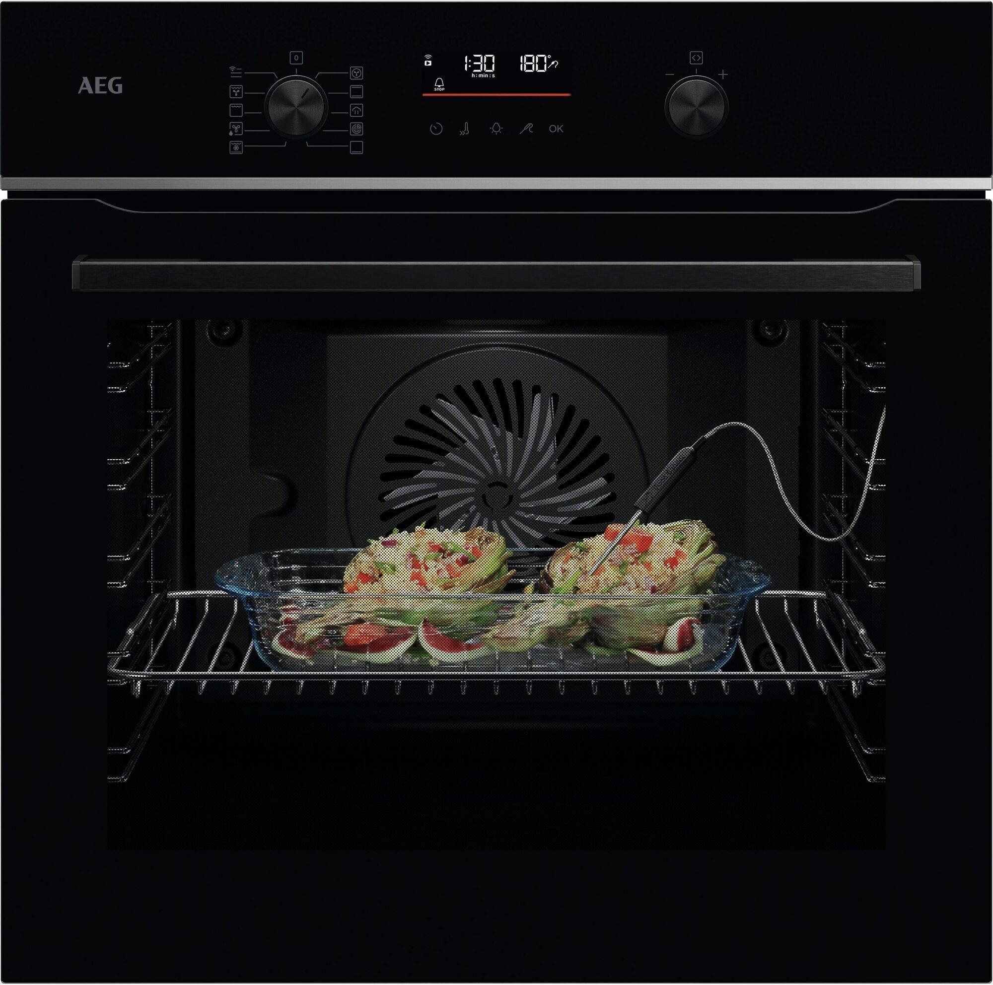AEG TA5PB53WAB 5000 SurroundCook SteamBake multifunktsionaalne ahi, must