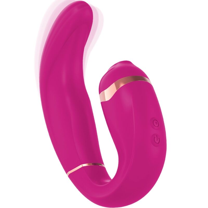 ADRIEN LASTIC - MYG CLITORIS SUCTION AND G-SPOT STIMULATOR PINK - Image 5