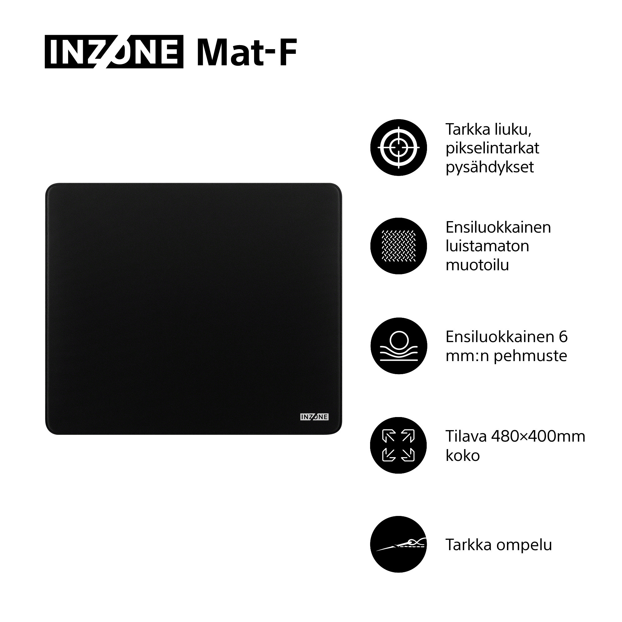 Sony INZONE Mat F (MPDF900B.WW), mänguhiirematt - Image 4