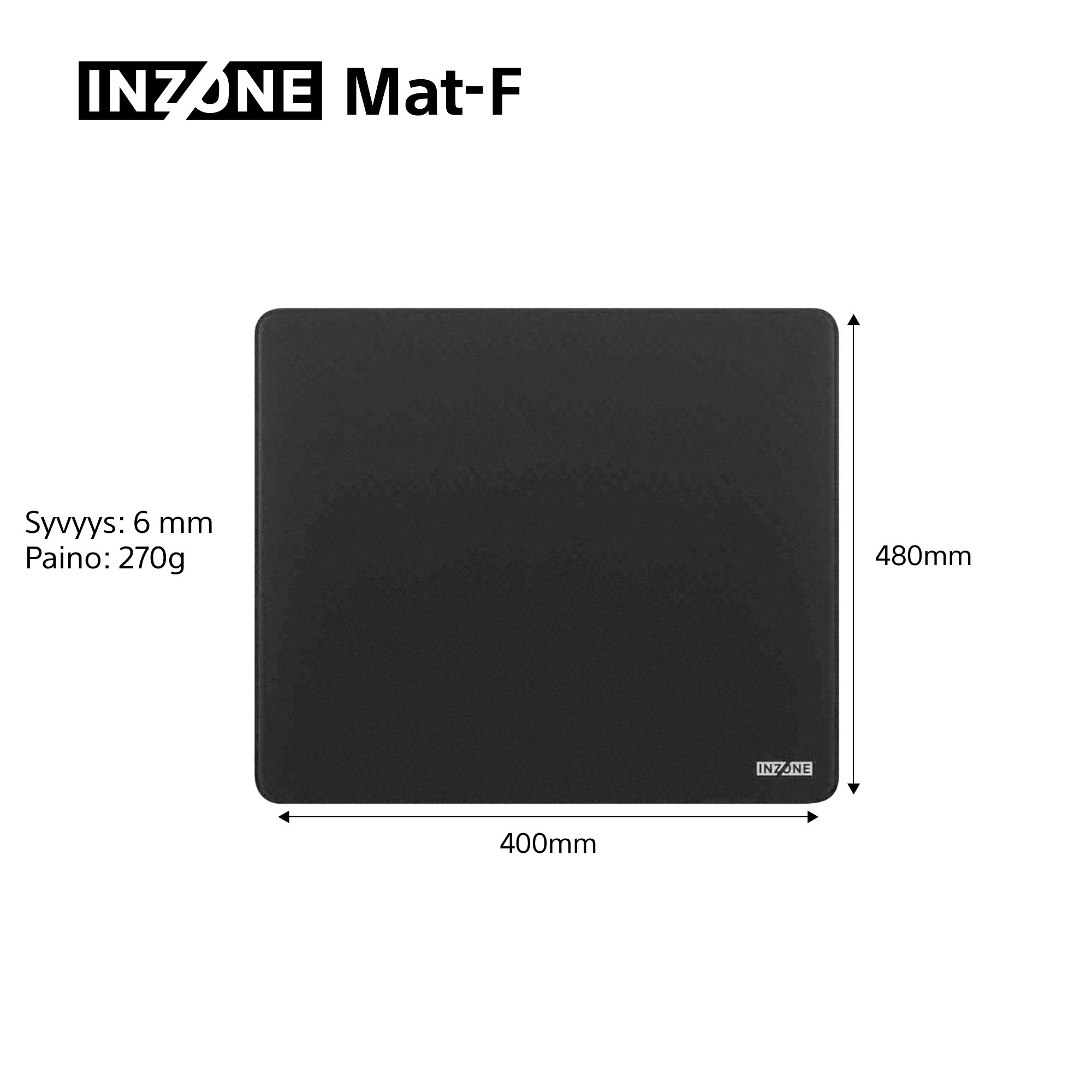 Sony INZONE Mat F (MPDF900B.WW), mänguhiirematt - Image 5
