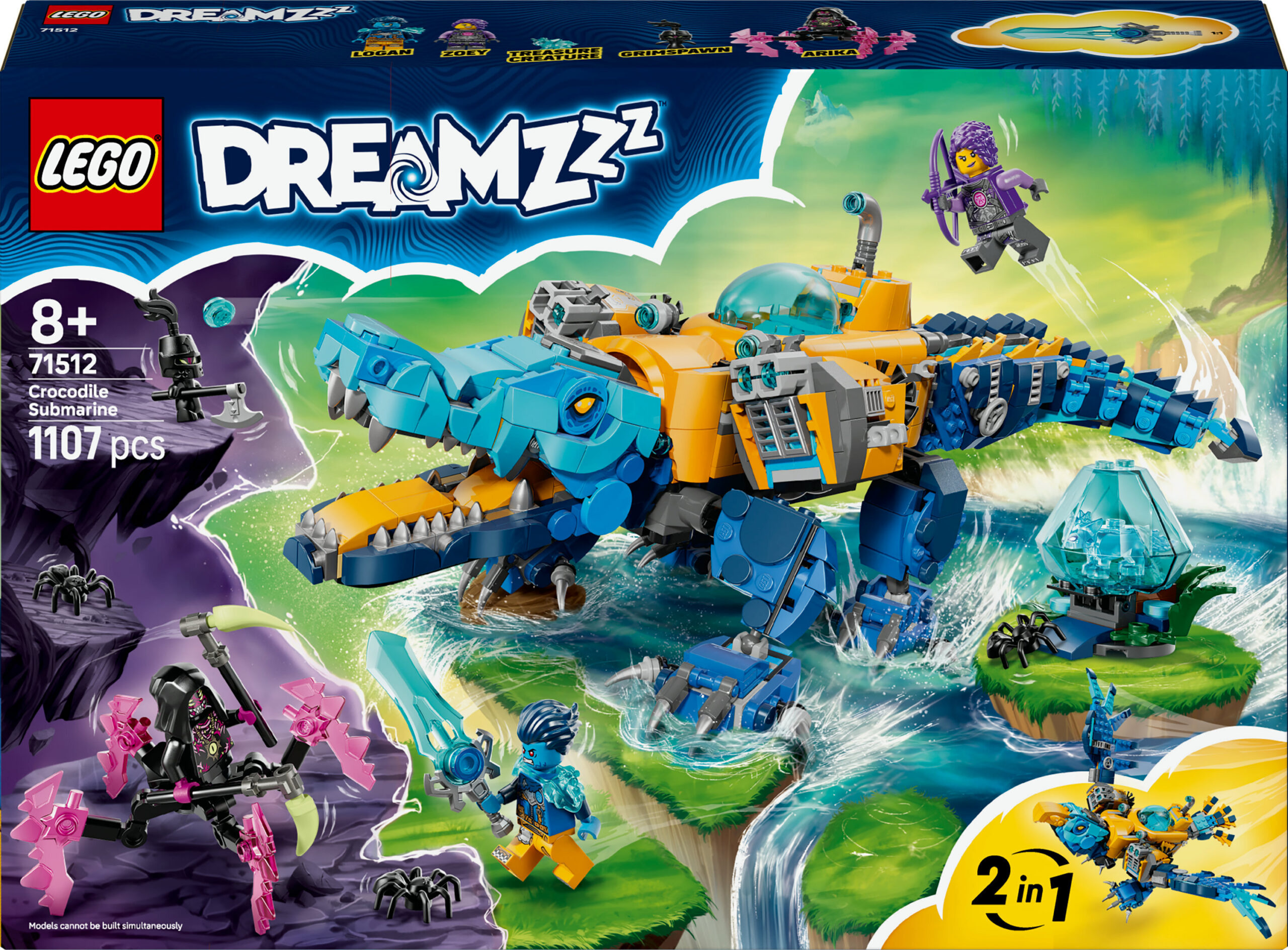 LEGO DREAMZzz 71512 Krokodill-allveelaev