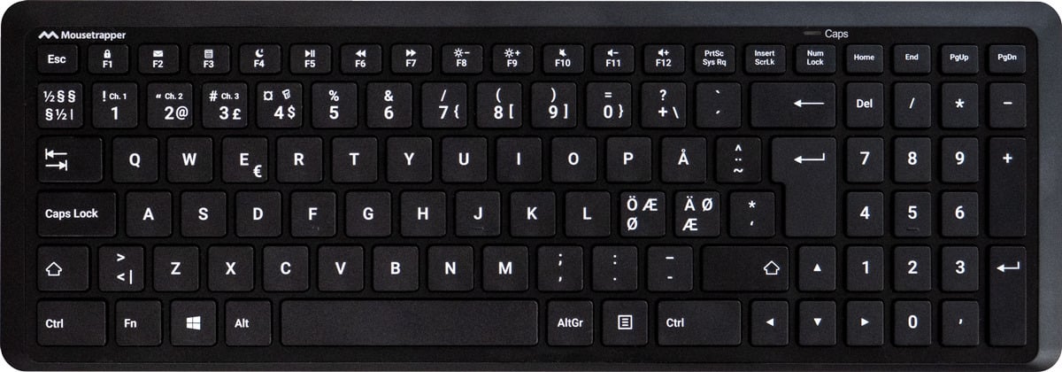 Mousetrapper Type Midi juhtmevaba klaviatuur