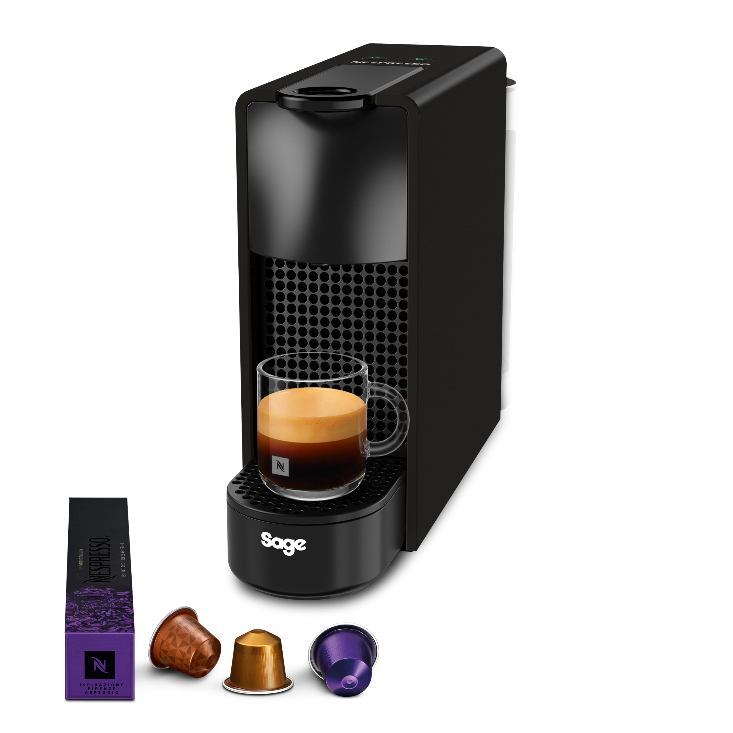 Nespresso Essenza Mini by Sage kapslimasin, must