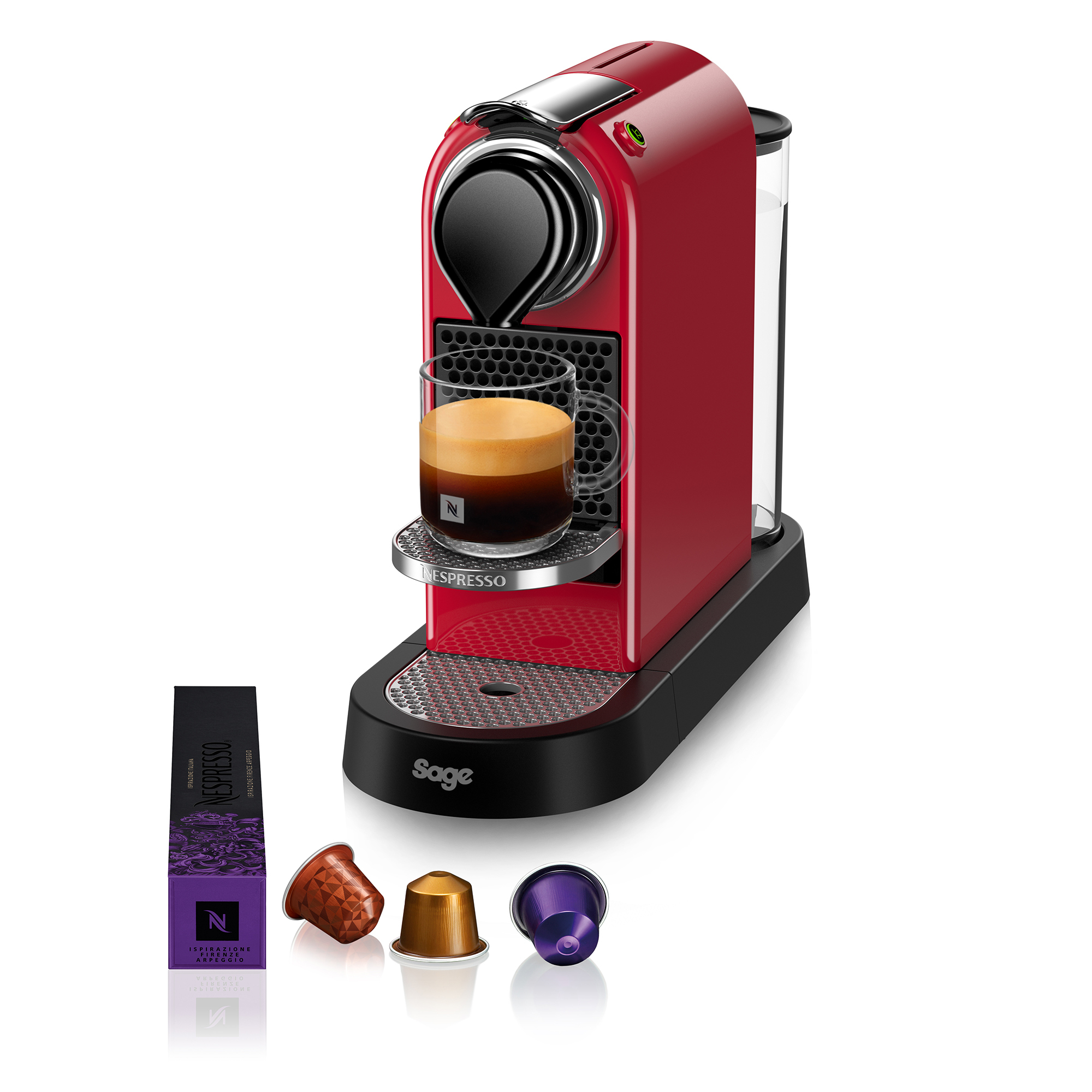 Nespresso Citiz by Sage kapslimasin, punane
