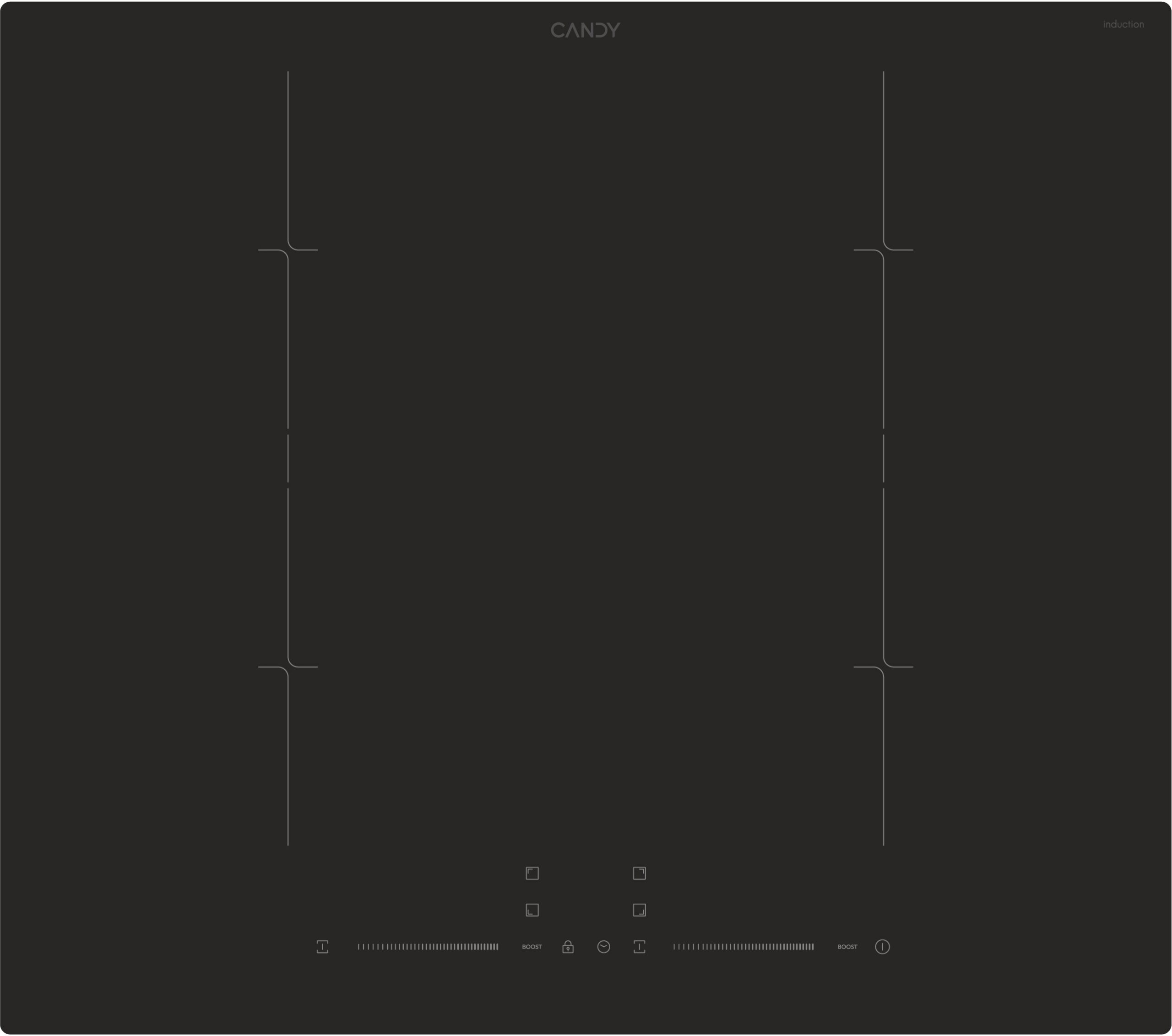 Candy CDTP644SC/E1 Cook 600 induktsioonpliit, 60 cm