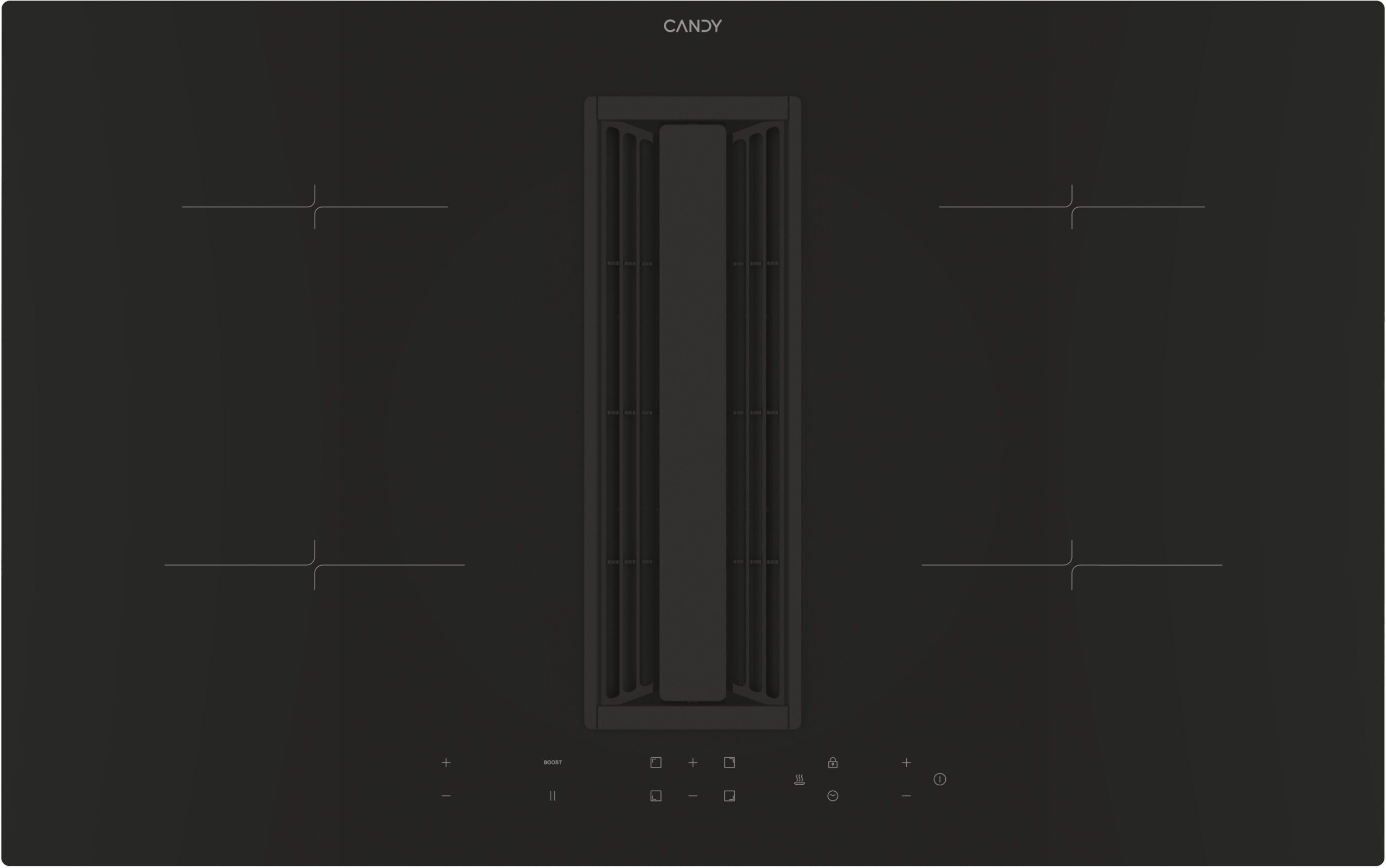 Candy CIH8I4CF Cook 800 induktsioonpliit õhupuhastiga Kupli, 80 cm