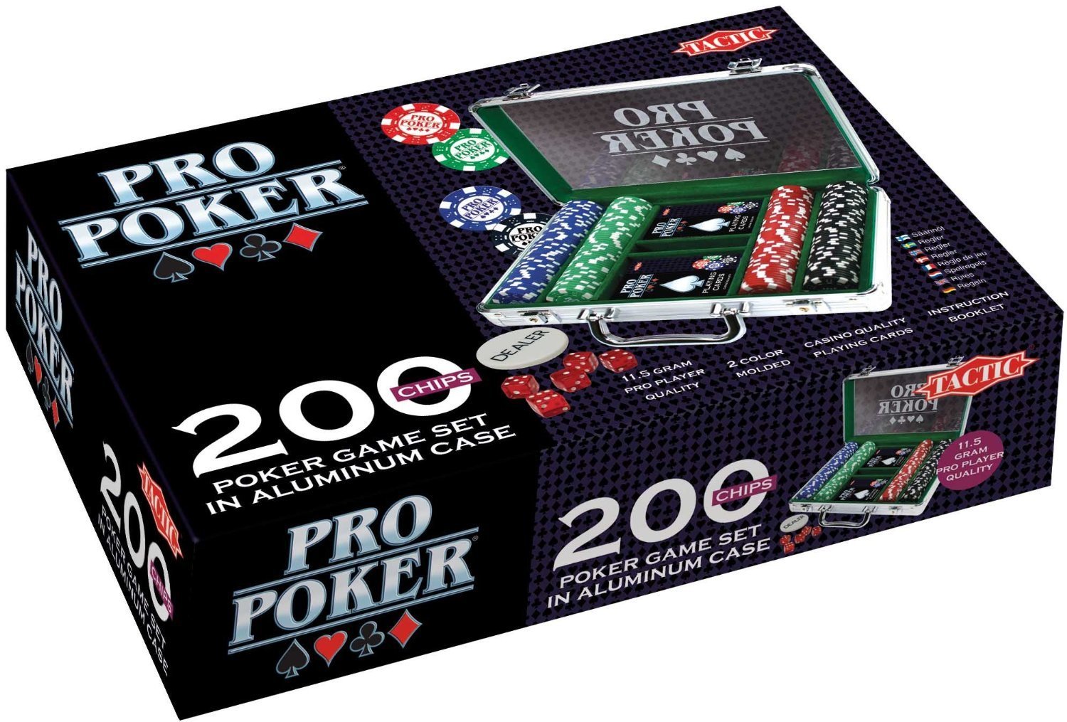 Tactic Pro Poker pokkerikomplekt alumiiniumkohvris