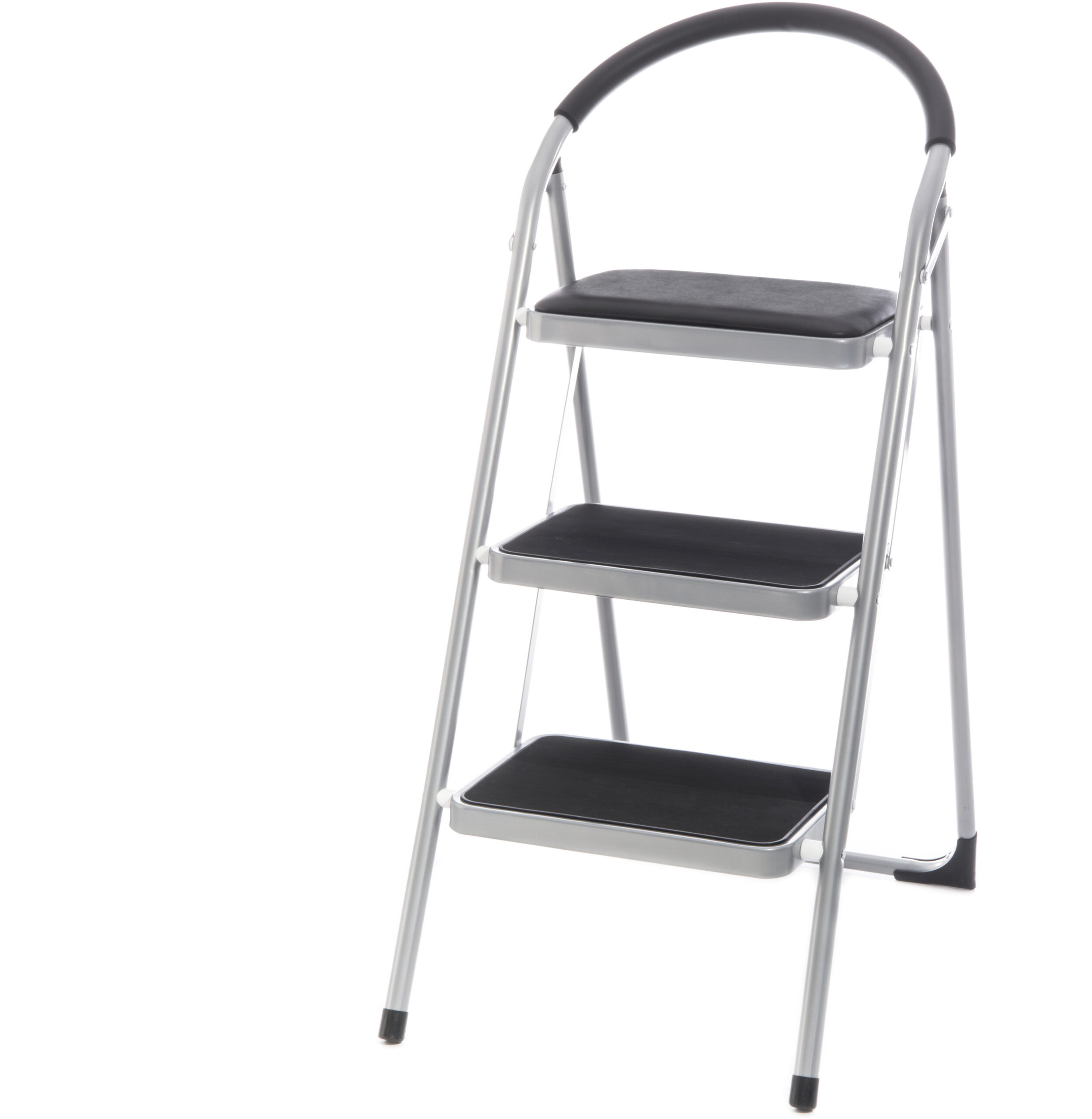 Tarmo astmelaud, 3-tasane, alumiiniumist ja must