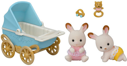 Sylvanian Families - šokolaadijänese kaksikute komplekt (vankrid)