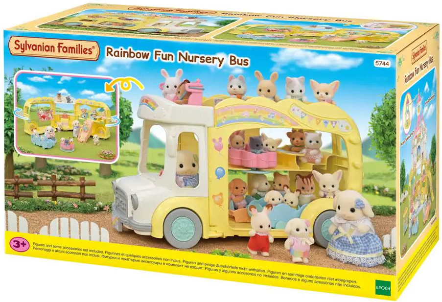 Sylvanian Families - 3-korruseline buss mänguväljakul