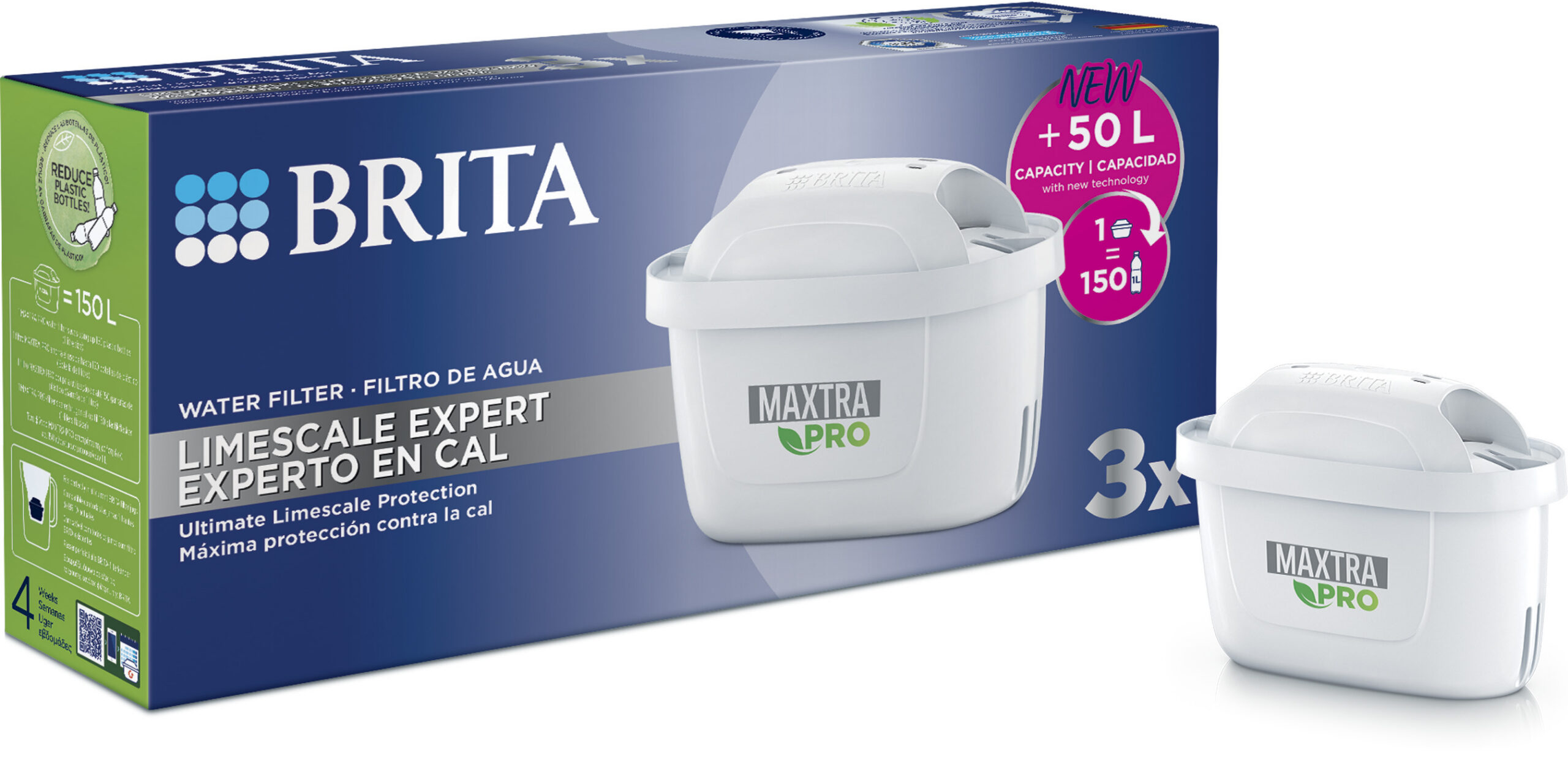 Brita Maxtra Pro katlakivi eemaldaja filter, 3 tk